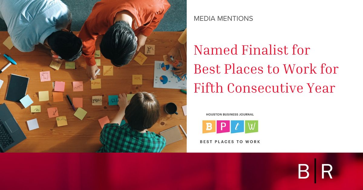 2025 07 Houston Business Journal Best Place to Work Finalist social post image